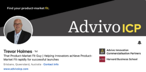 Trevor Holmes' linkedin page